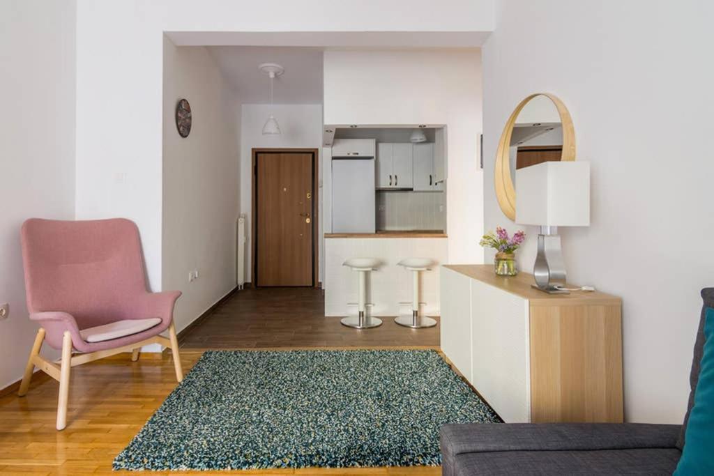 Ferienwohnung Brand New Decorated Flat For 4 Ppl In Pagrati Athen Exterior foto