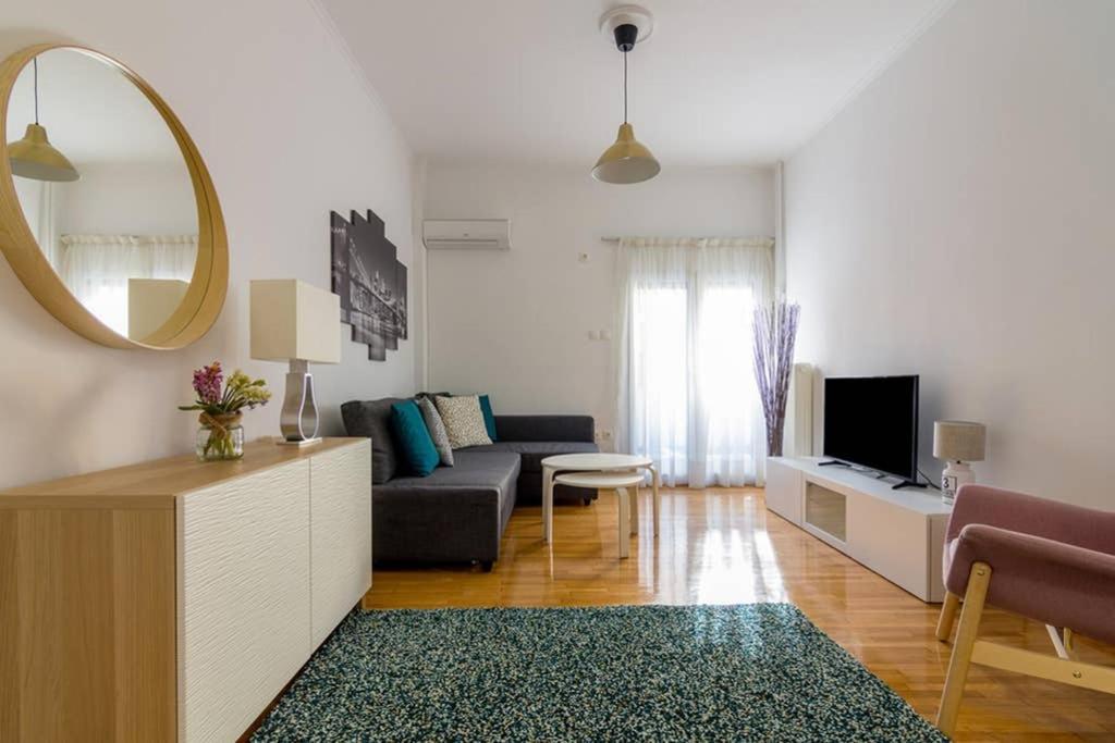 Ferienwohnung Brand New Decorated Flat For 4 Ppl In Pagrati Athen Exterior foto